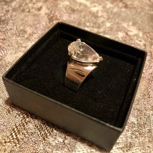 Pear cut CZ Ring size 6 to 6.5